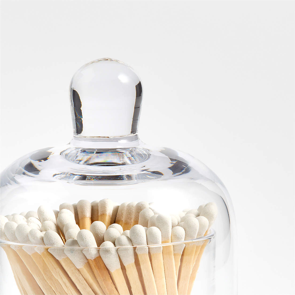 Glass Cloche with Matches + Reviews | Crate & Barrel | Crate & Barrel