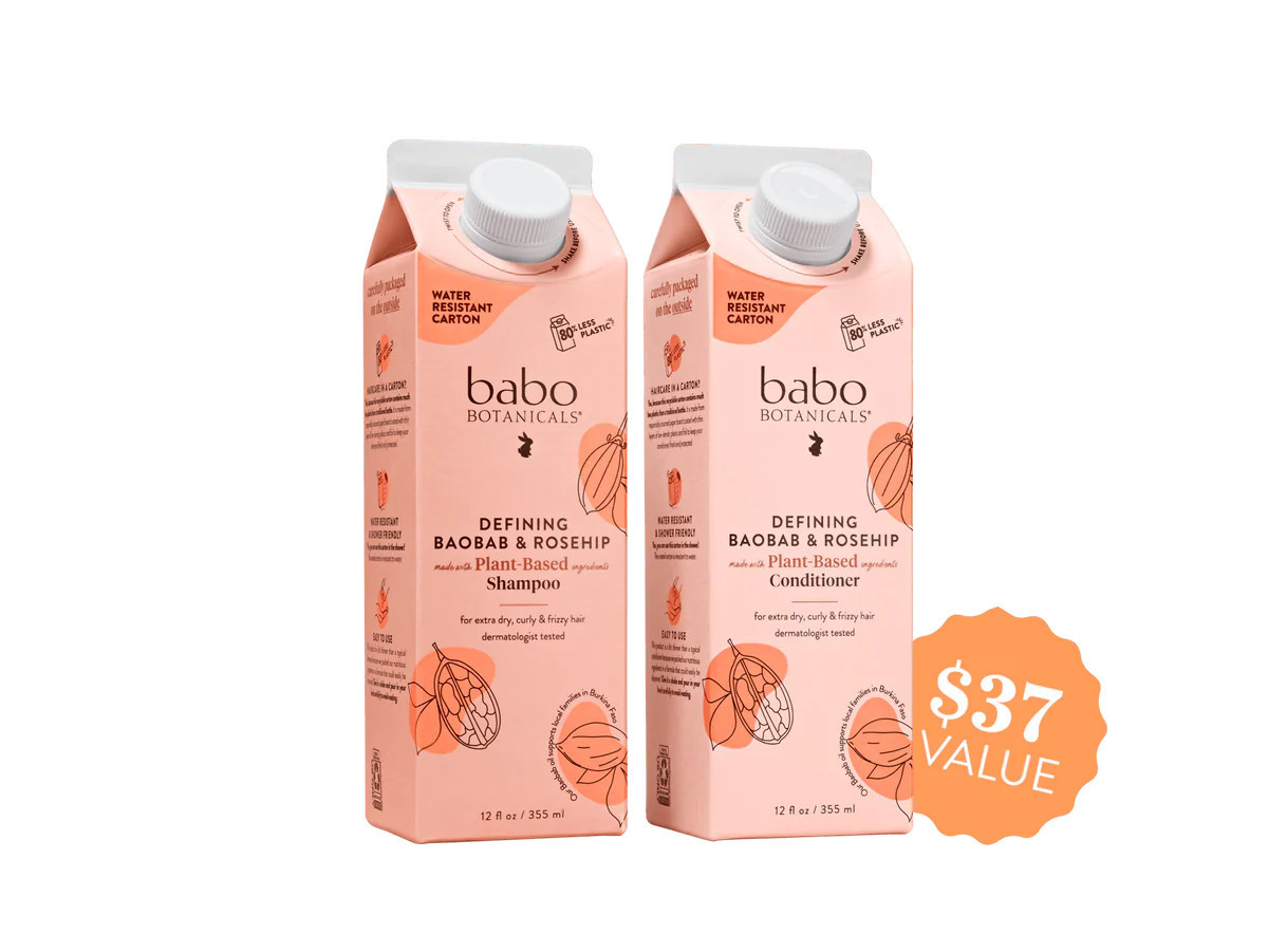 Defining Shampoo & Conditioner Set | Babo Botanicals