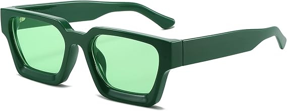 AIEYEZO Square Sunglasses for Women Men Square Thick Frame Sun Glasses Simple Designer Style Shad... | Amazon (US)