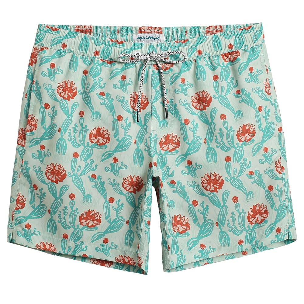 maamgic Mens Slim Fit Swim Shorts Swim Trunks 7 inch Quick Dry Mens Bathing Suits with Mesh Linin... | Amazon (US)