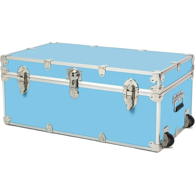 Rhino Trunk & Case Large Essential Summer Camp Trunk with Wheels - Camping Storage Chest - Ideal ... | Walmart (US)