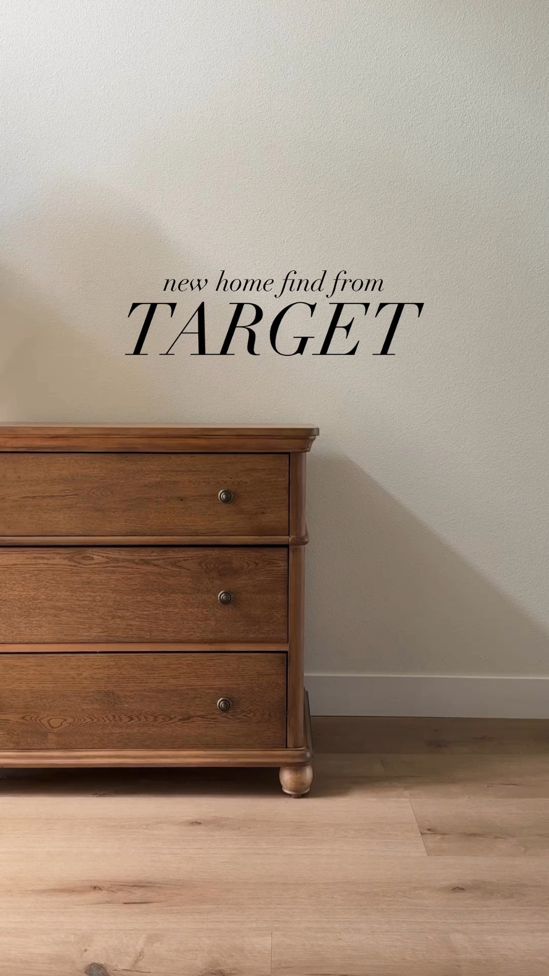 The cuuuutest new dresser from Target!

Also available in black and matching nightstands! 

I’m actually using this dresser as a nightstand in between two spindle beds in the boys’ room. 

Love how it looks antique/vintage 🥹 so darling! Feels like great quality but the drawers do not have soft close. If they did, it would be top notch!

Follow @frengpartyof6 for more affordable home finds!

#target #targethomestyle #fallhomedecor #boujeeonabudget #affordablehome #organicmodernhome #ltkhome #interiordesign #interior123 #cottagehomestyle

#LTKStyleTip #LTKHome #LTKFindsUnder50
