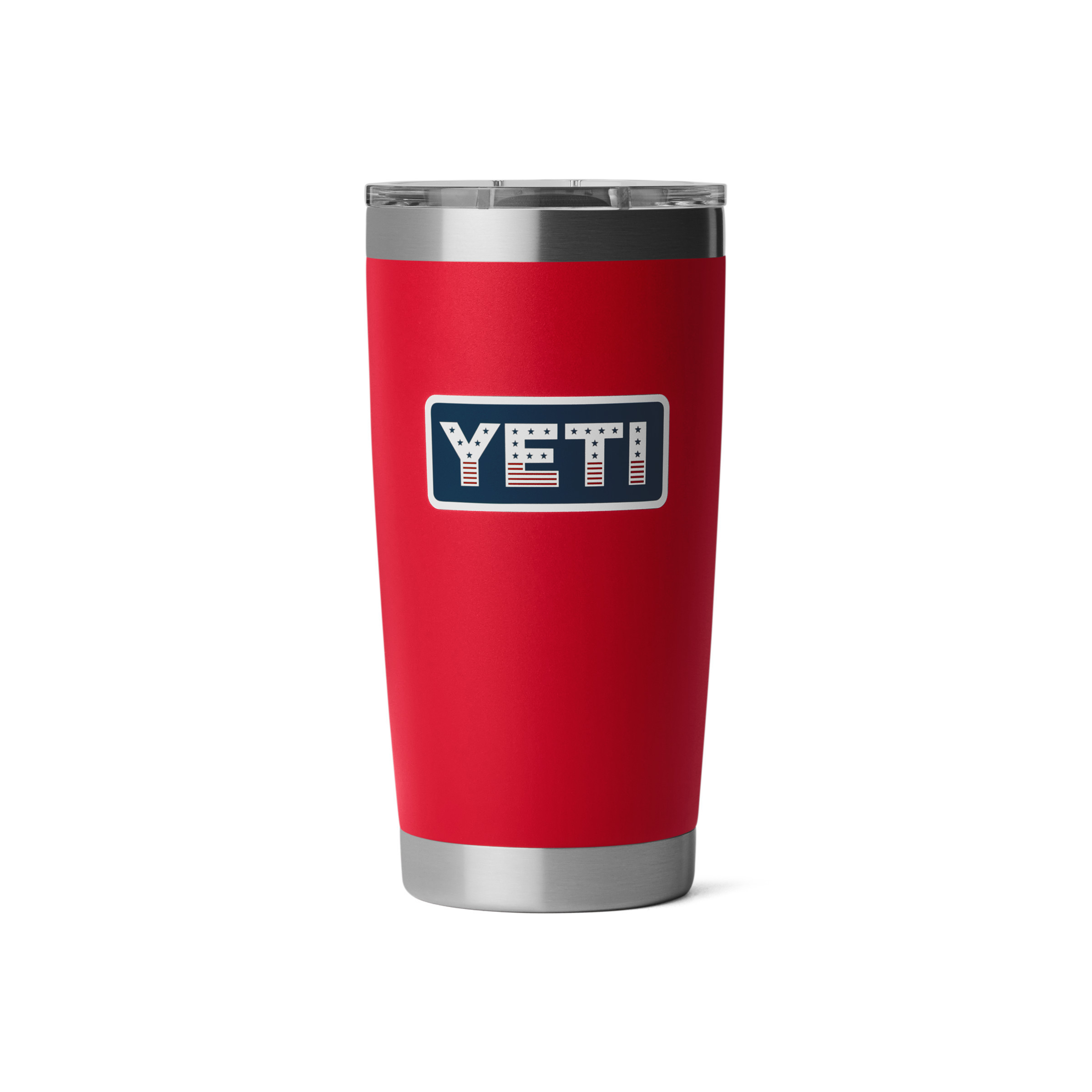 YETI Rambler® 20 oz Tumbler Red/Badge | YETI US
