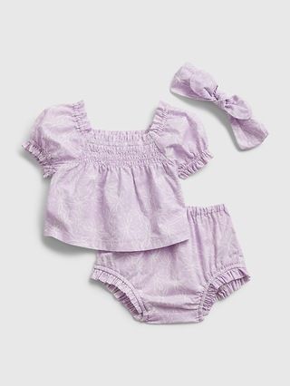 Baby Girl 0 To 24m / One-piecesBaby 3-Piece Outfit Set | Gap (US)