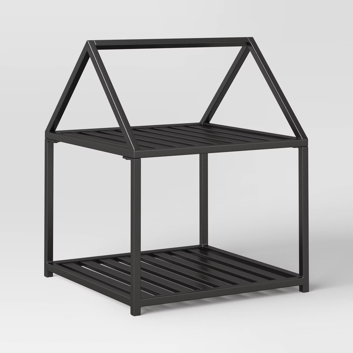 Metal Wood Storage A Frame - Threshold™: Iron Log Rack, Powder-Coated, Indoor/Outdoor Use | Target