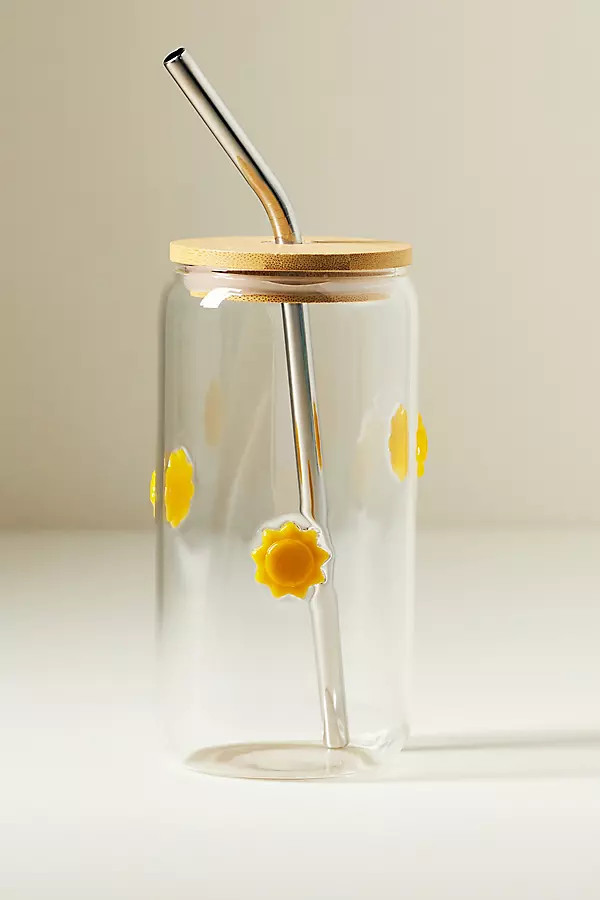 Icon Juice Sipper Glass | Anthropologie (US)