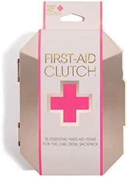 BLINGSTING First-Aid Clutch Kit - Compact Safety Case with 75 Essential First Aid Items - Rose Go... | Amazon (US)