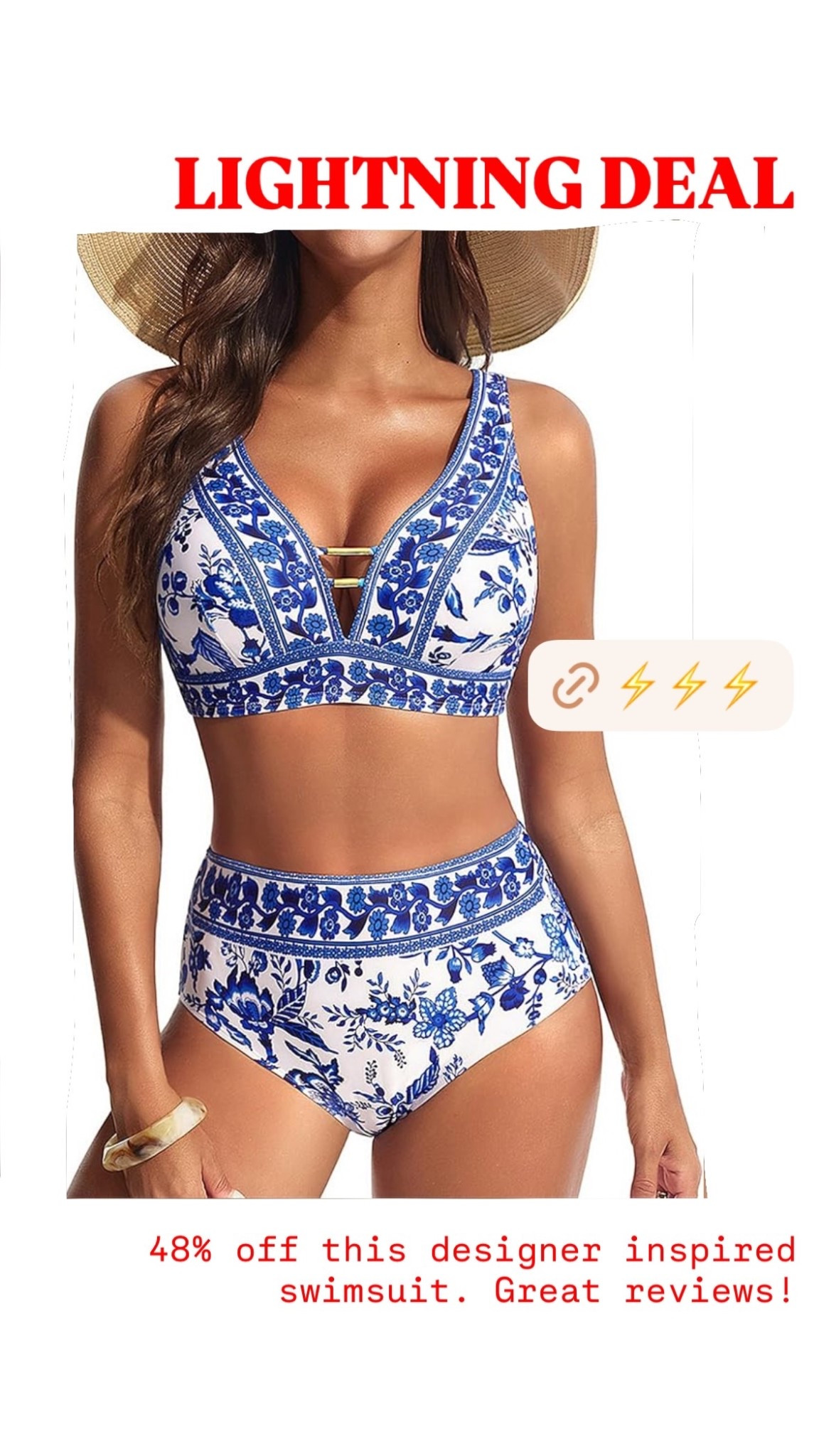 LIGHTNING DEAL 48% off this designer inspired swimsuit. Great reviews!

Perfect for any upcoming beach vacation // pool days. 



#LTKSaleAlert #LTKSwim #LTKSeasonal