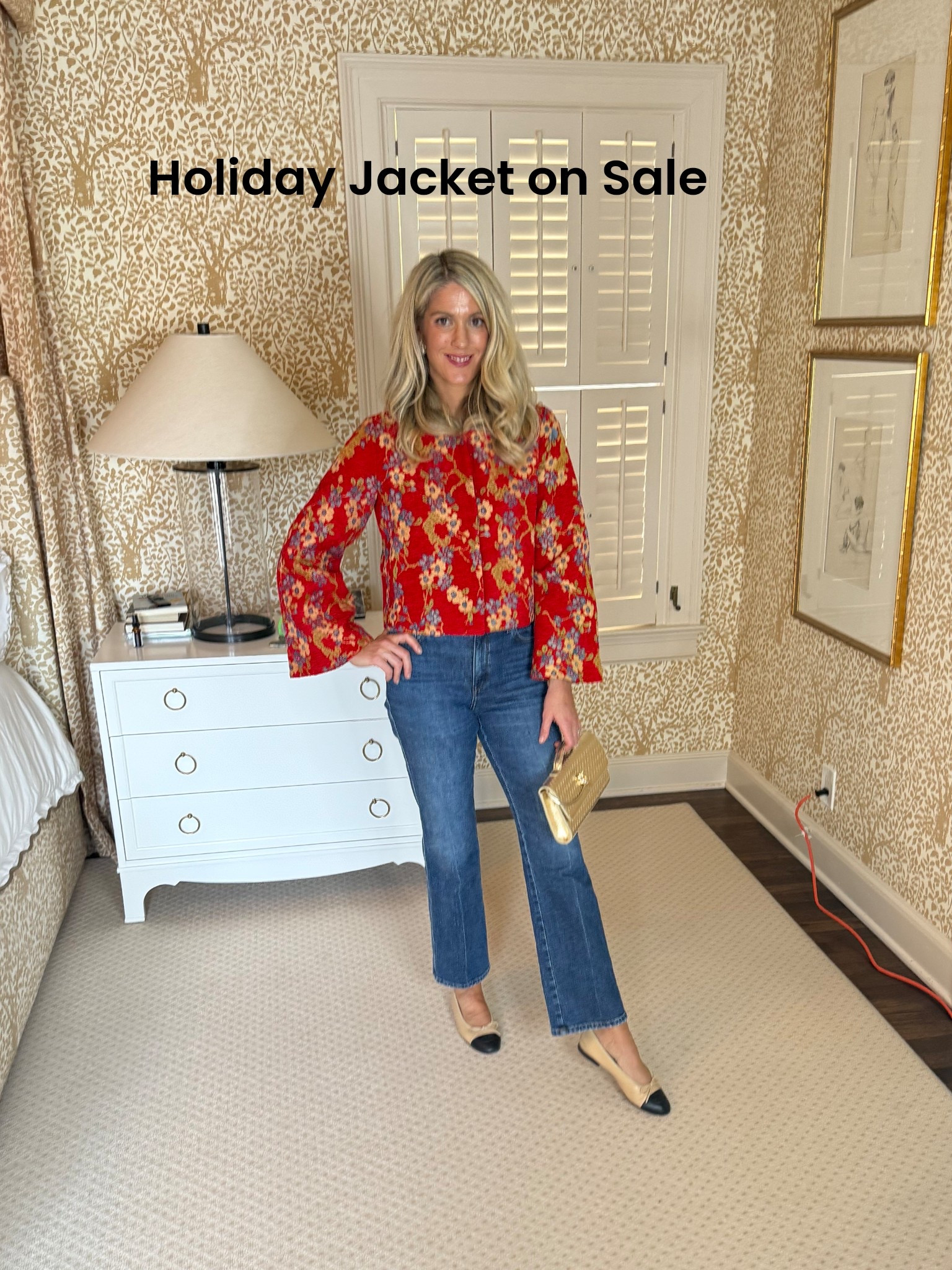 Cute holiday jacket on sale 

#LTKHoliday #LTKCyberWeek #LTKmomlife