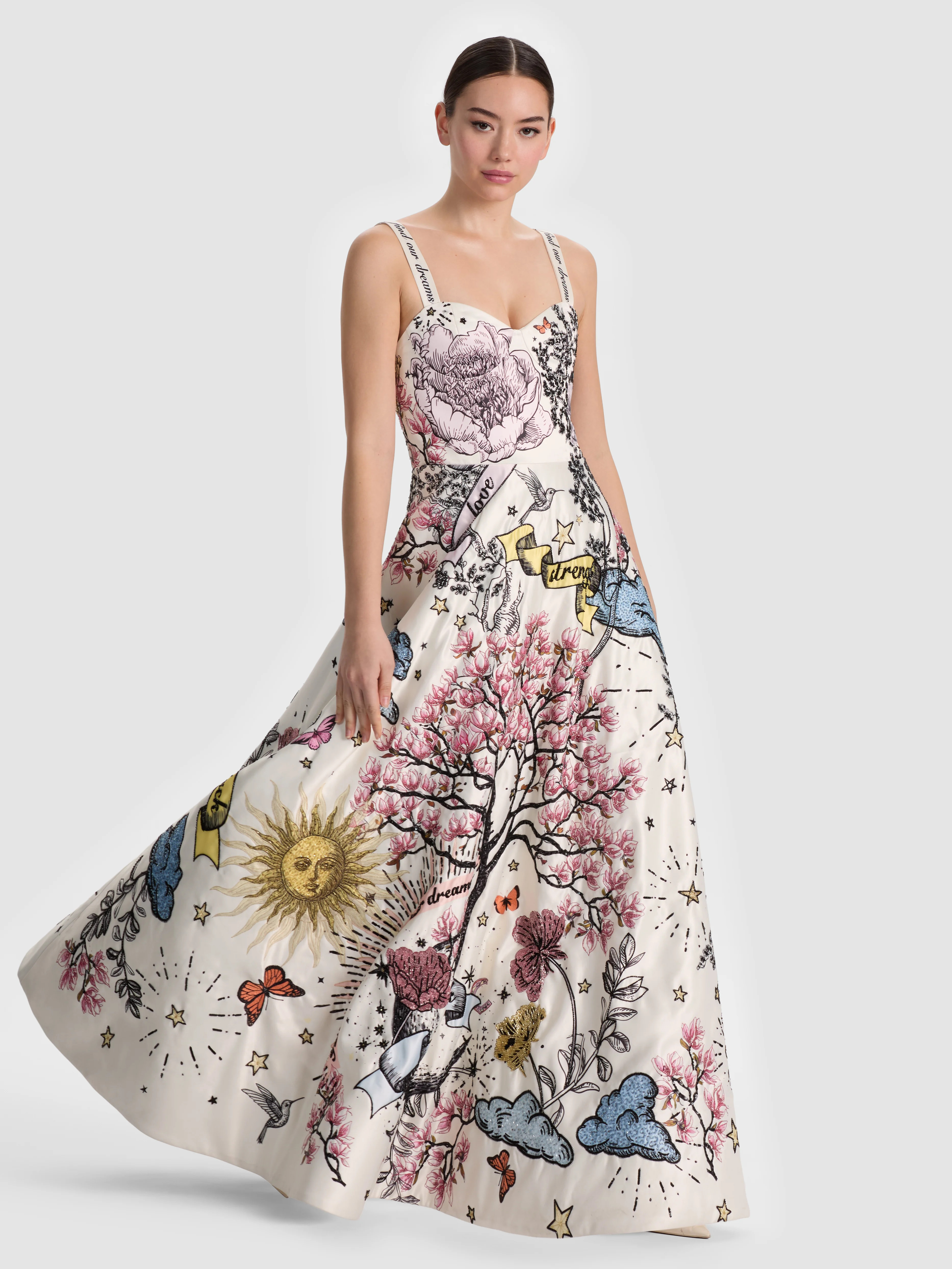 alice + olivia FIA EMBELLISHED MAXI GOWN | Alice + Olivia