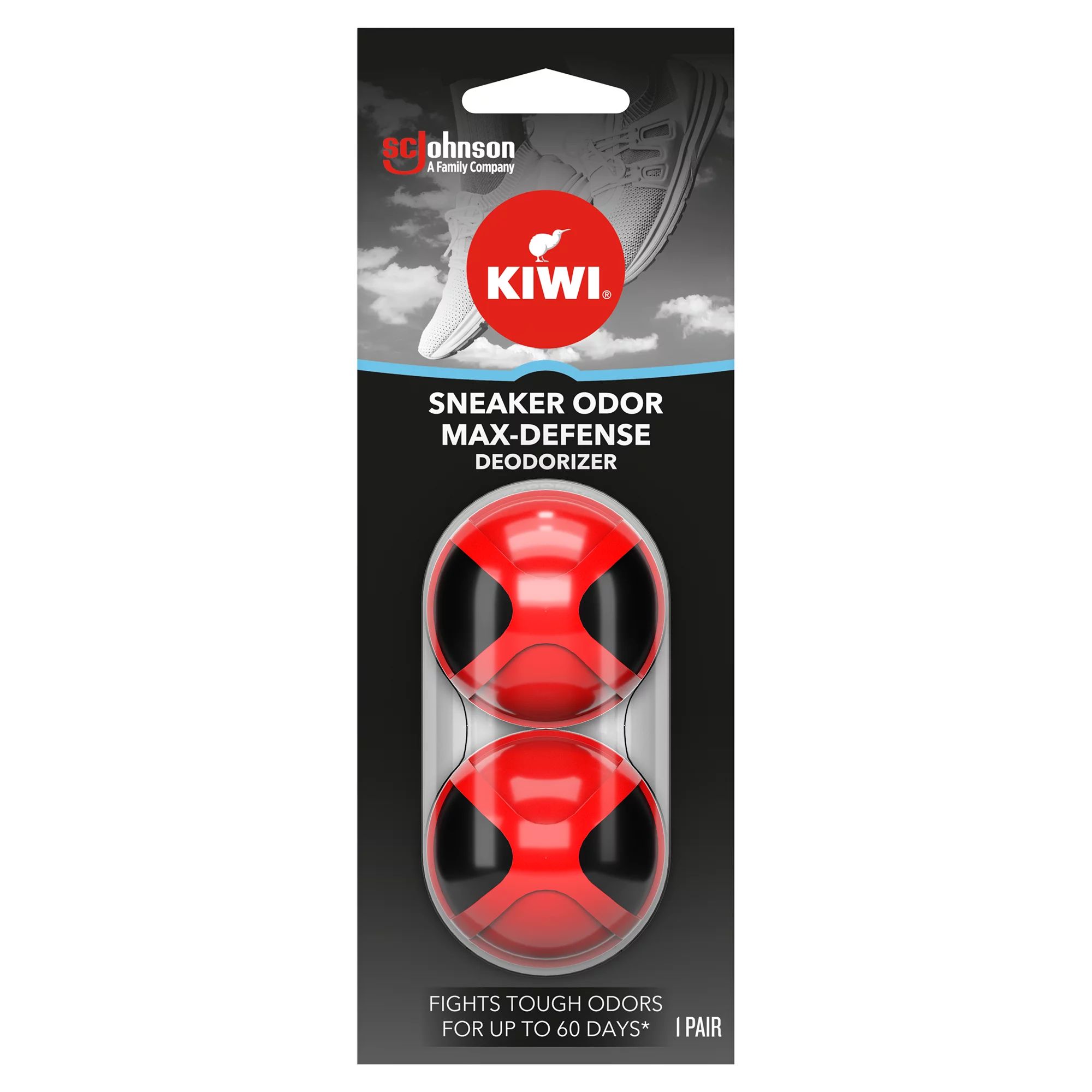 KIWI Sneaker Odor Max Defense Deodorizer, Shoe Deodorizer Balls&nbsp;Pack - 3 - Walmart.com | Walmart (US)