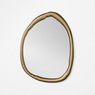 14"x18" Organic Round Mirror - Threshold™ designed with Studio McGee | Target