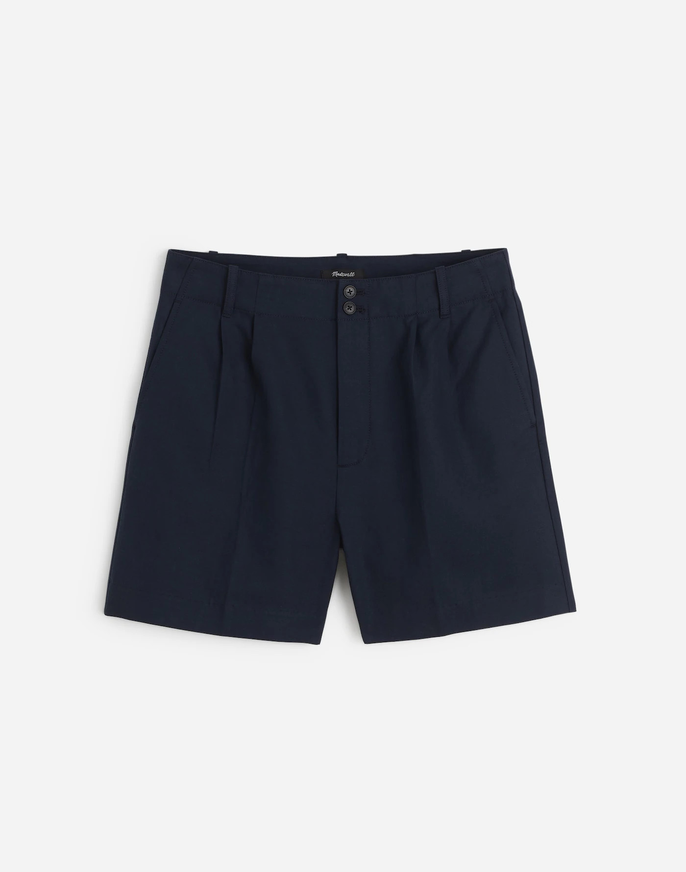 The Drapey Twill Pleated Short | Madewell