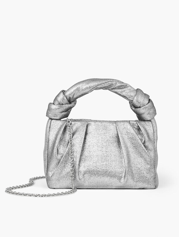 Lamé Knotted Clutch | Talbots
