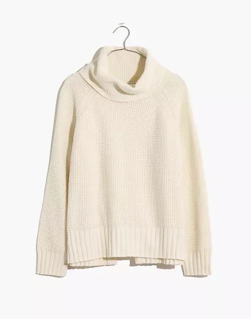 Eastbrook Turtleneck Cross-Back Sweater in Cotton-Merino Yarn | Madewell