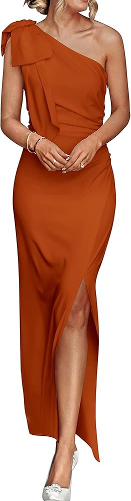 Pretty Garden Womens Spring Long Sleeve V Neck Ruffle Floral Maxi Tie Waist Boho Chiffon Flowy Lo... | Amazon (US)