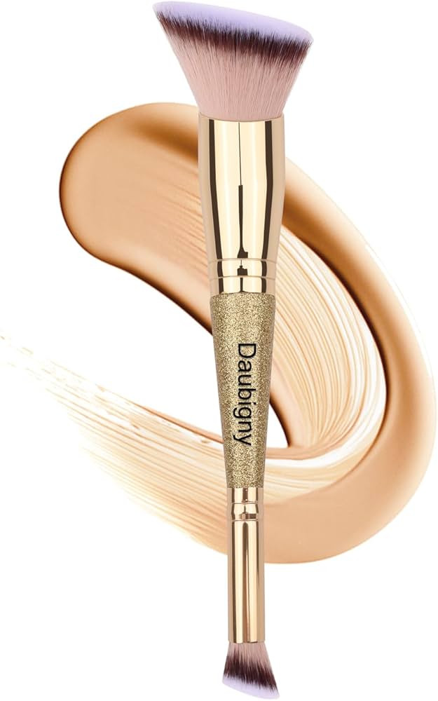 Daubigny Makeup Brushes Angled Dual-ended Foundation Brush Concealer Brush Perfect for Any Look P... | Amazon (US)