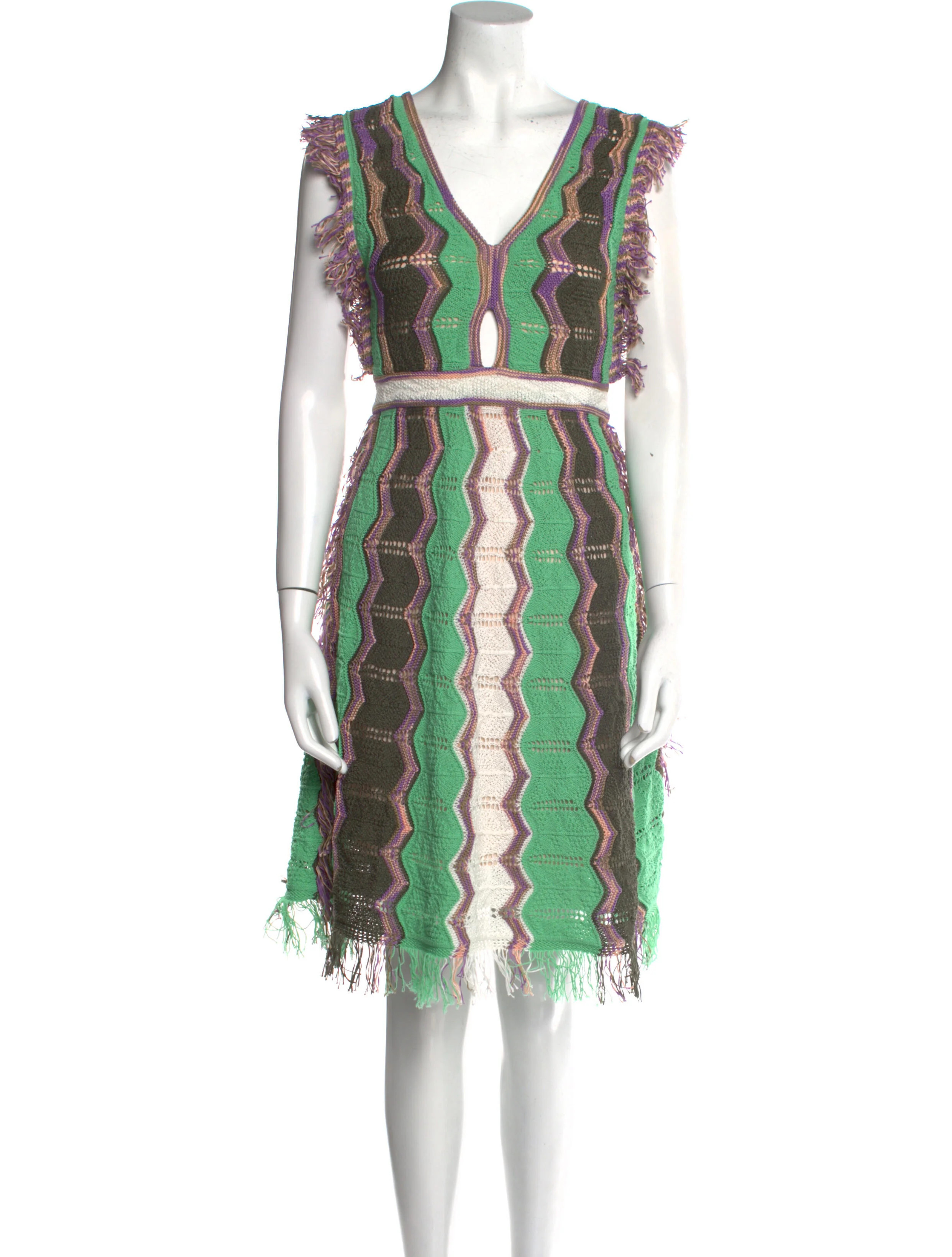 Lace Pattern Mini Dress | The RealReal