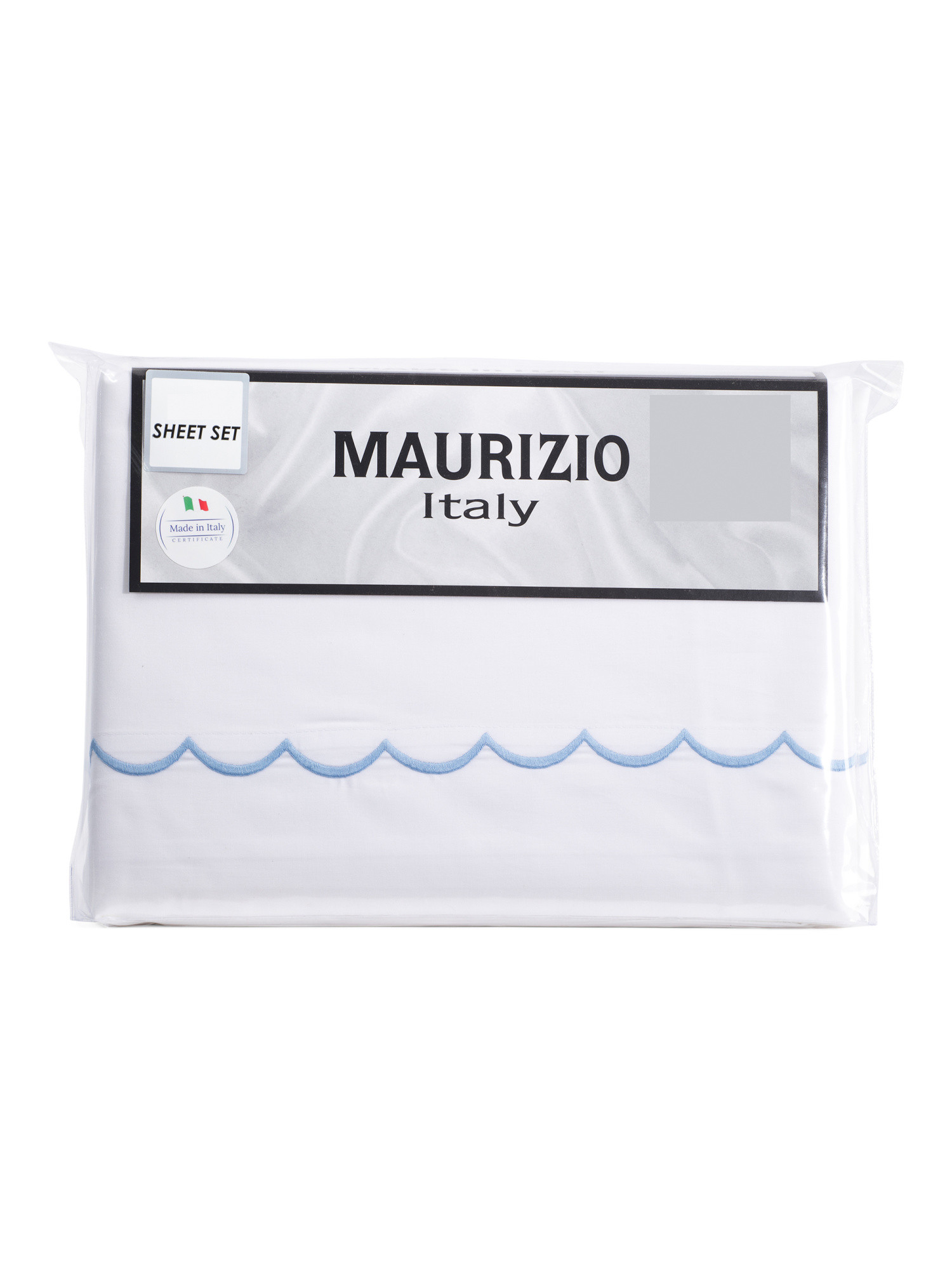 Made In Italy Scallop Edge Cotton Sheet Set | TJ Maxx
