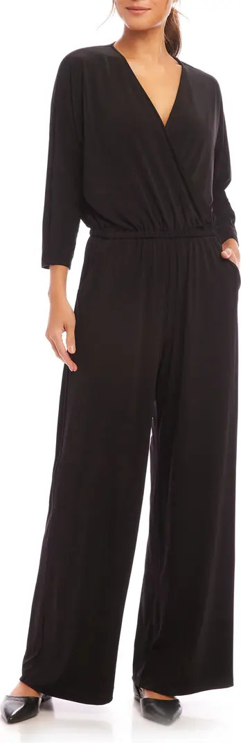 Karen Kane Travel Wrinkle Resistant Jersey Jumpsuit | Nordstrom | Nordstrom