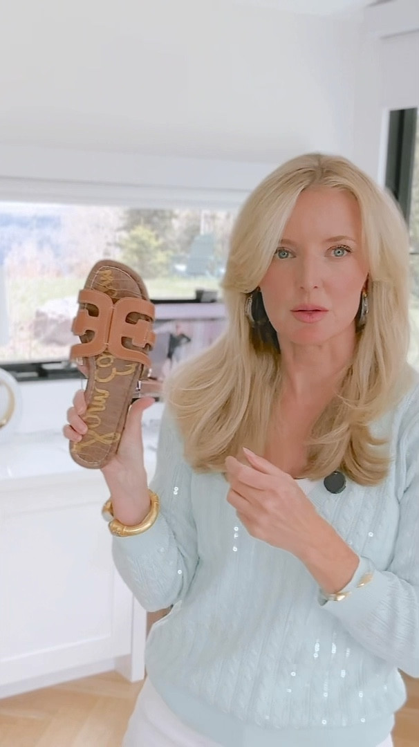 These Sam Edelman sandal slides are a go-to for me during the spring and summer. They’re very comfortable, super versatile, and durable. I own them in two colors, but they’re available in a bunch of other colorways too. TTS. 

~Erin xo 

#LTKSummerEdit #LTKShoeCrush #LTKSeasonal