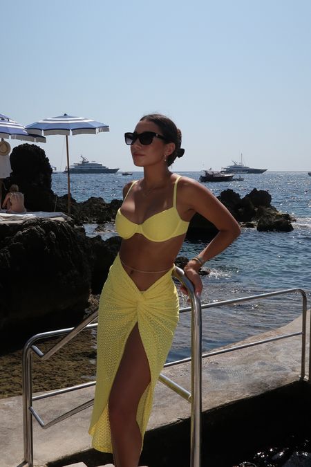 Limoncello vibes in Capri - wearing Monday Swimwear in size Small 🍋 

Vacation style - swimsuit coverup - yellow

#LTKtravel #LTKswim #LTKstyletip