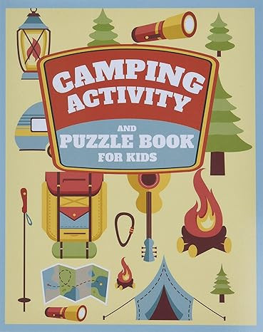 Camping Activity and Puzzle Book For Kids: Fun Camp Themed Word Searches, Scavenger Hunts, Questi... | Amazon (US)