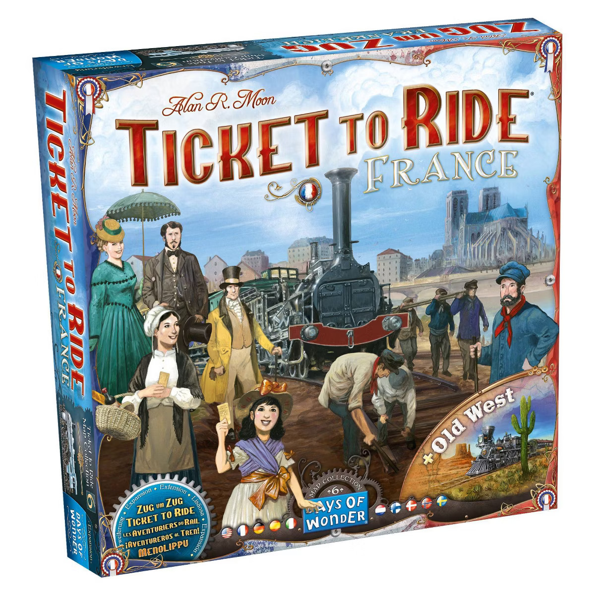 Ticket to Ride: France/Old West Map 6 Board Game | Target