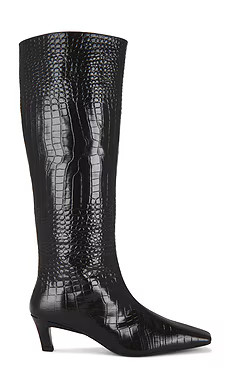 Tony Bianco Evysa Boot in Chocolate Croc from Revolve.com | Revolve Clothing (Global)