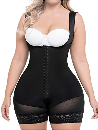 Sonryse 211BF Fajas Colombianas Post Surgery High Compression Stage 2 Faja Lipo 360 Tummy Tuck Black 3X-Large | Amazon (US)