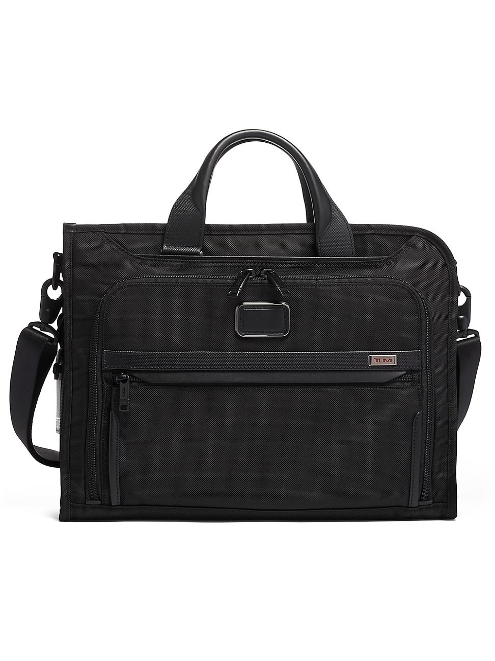 Men's Alpha 3 Slim Deluxe Portfolio - Black | Saks Fifth Avenue