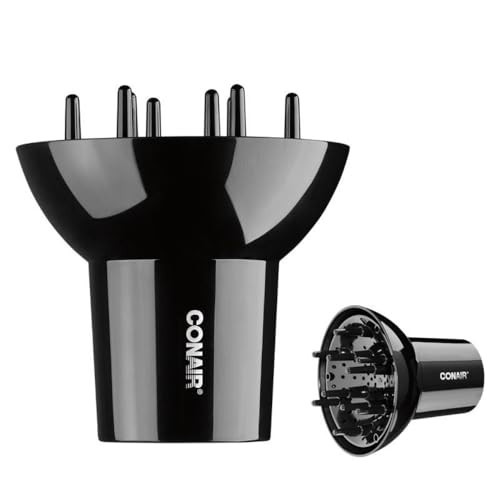 Conair Volumizing Universal Hair Diffuser, Adjustable Hair Dryer Attachment for Frizz-Free Curls to Fit Hair Dryer Nozzles from 1.75” to 2.3” | Amazon (US)