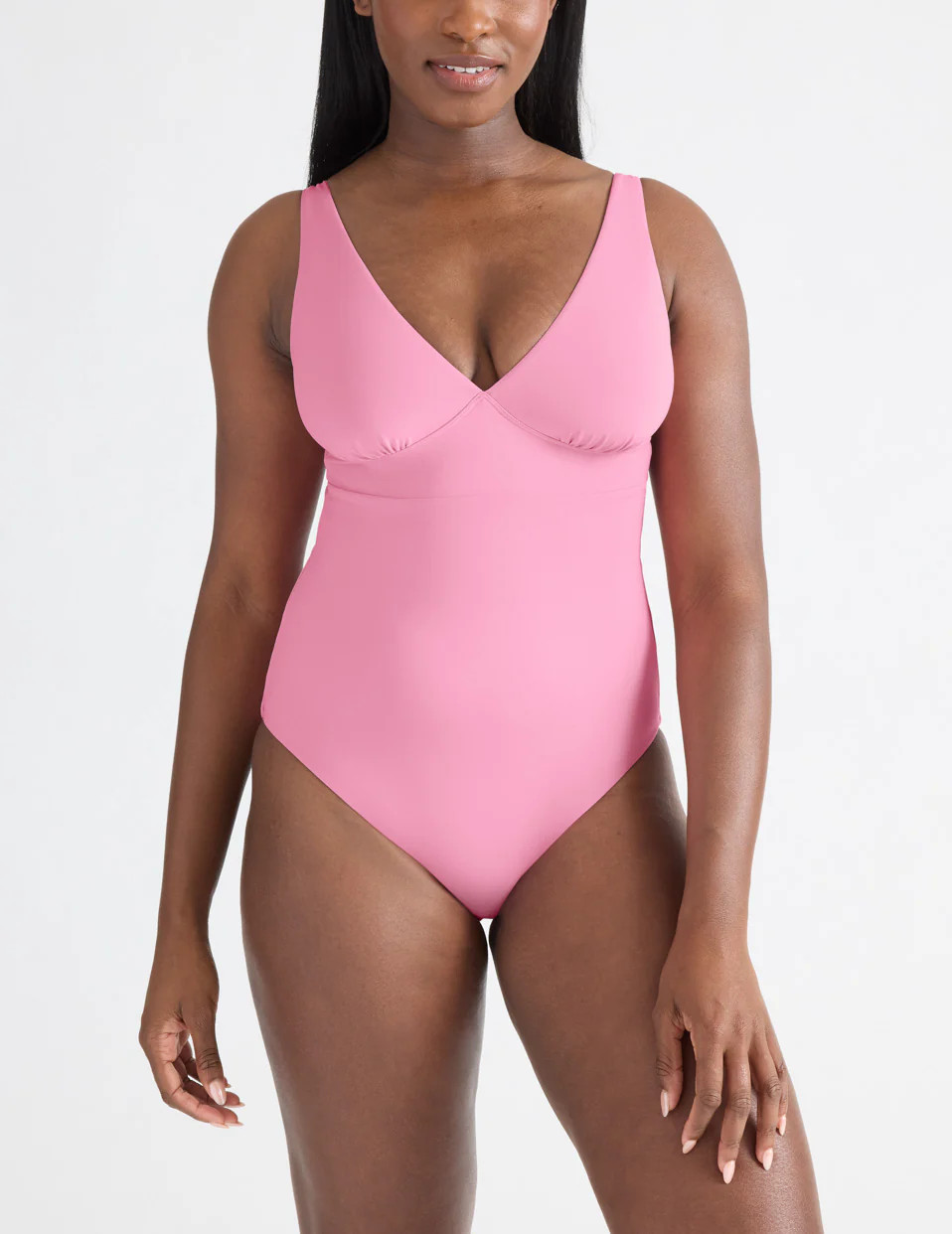 Deep V One Piece Swimsuit | Knix