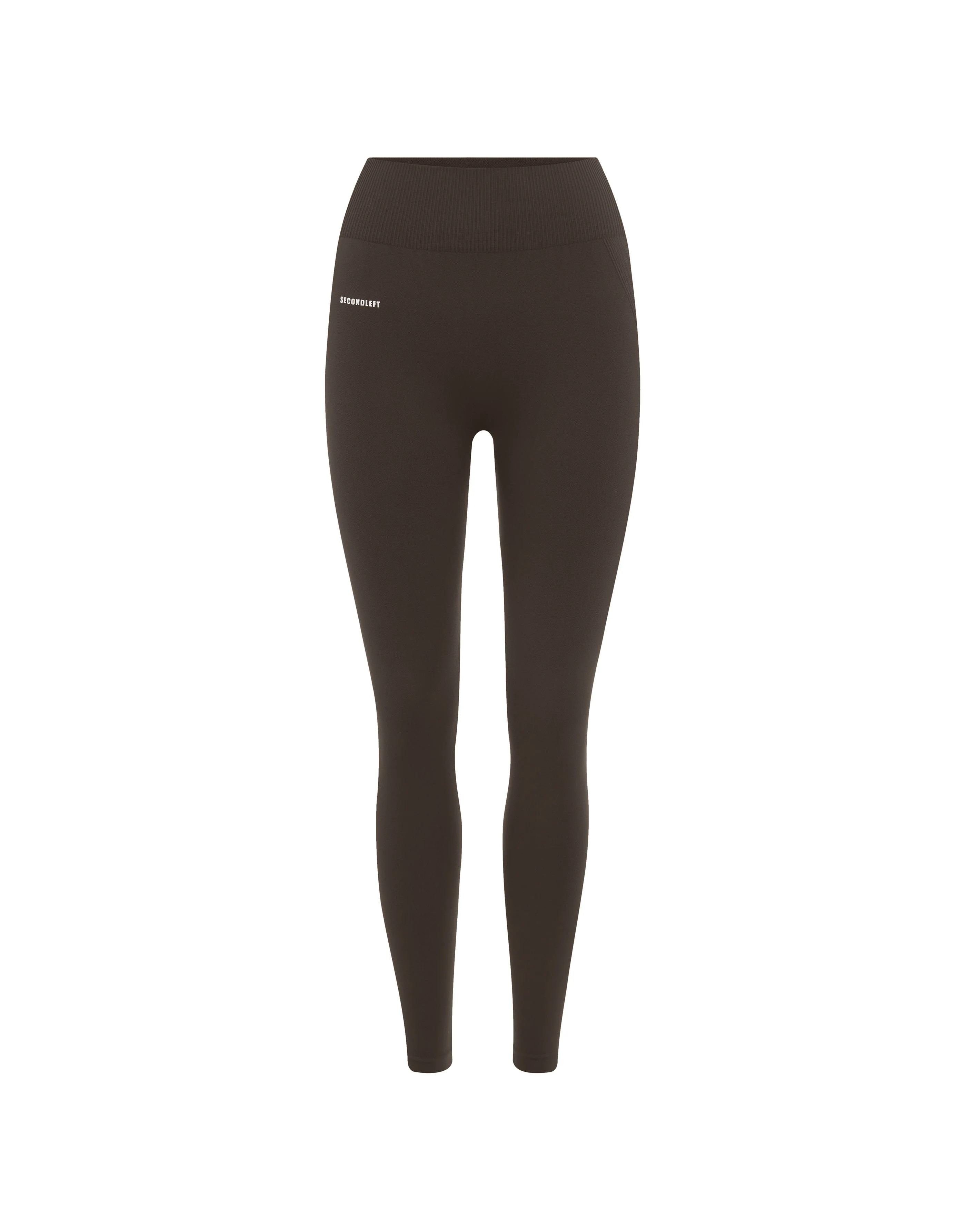 Seamless Full Length Tights - Espresso | SECONDLEFT 