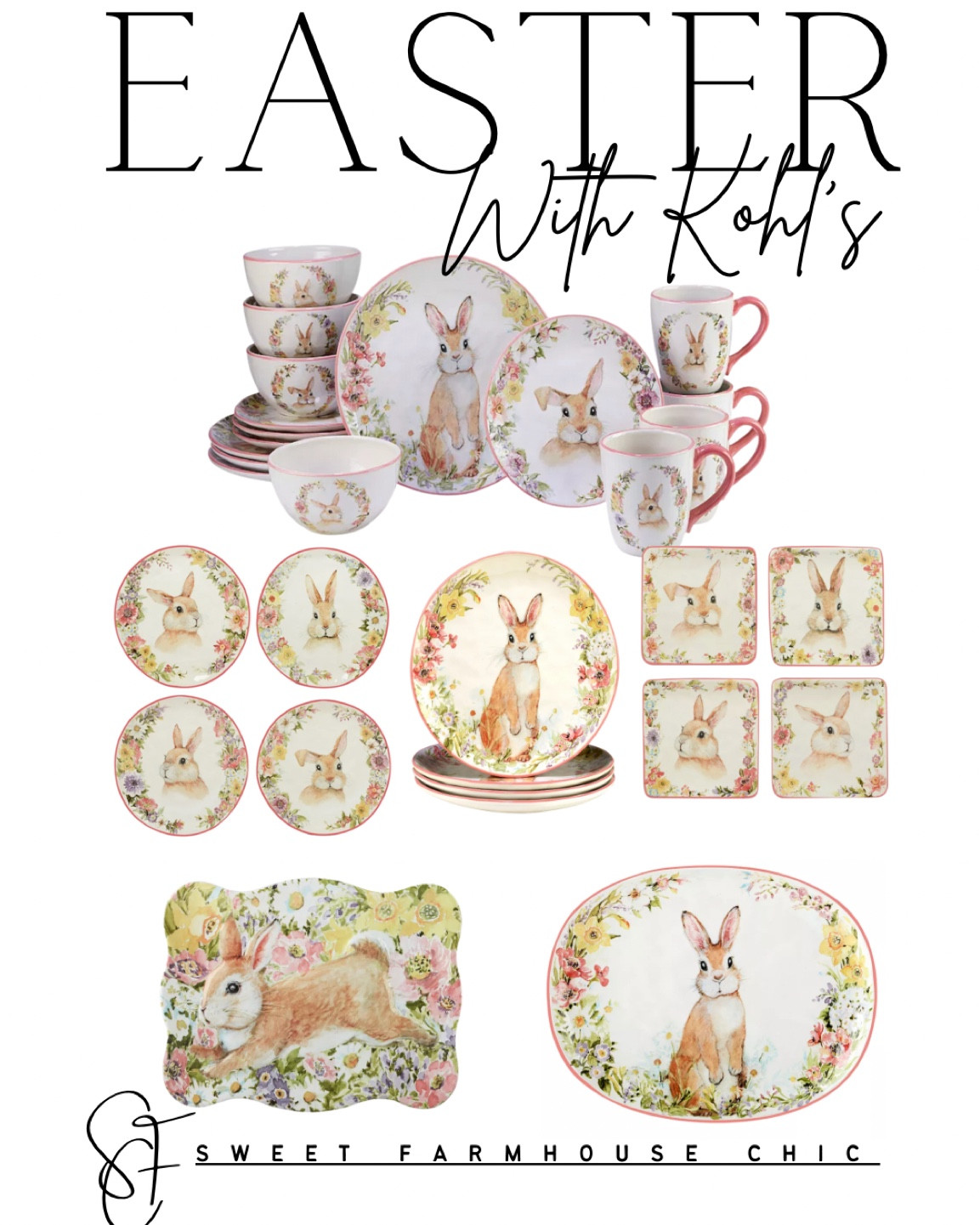 Beautiful Easter Dinnerware

Super cute for your Easter table🩷

Bunny serving platters, bunny dinnerware set, bunny dinner plates, bunny salad plates, bunny canapé plates

#LTKsalealert #LTKhome #LTKSpringSale