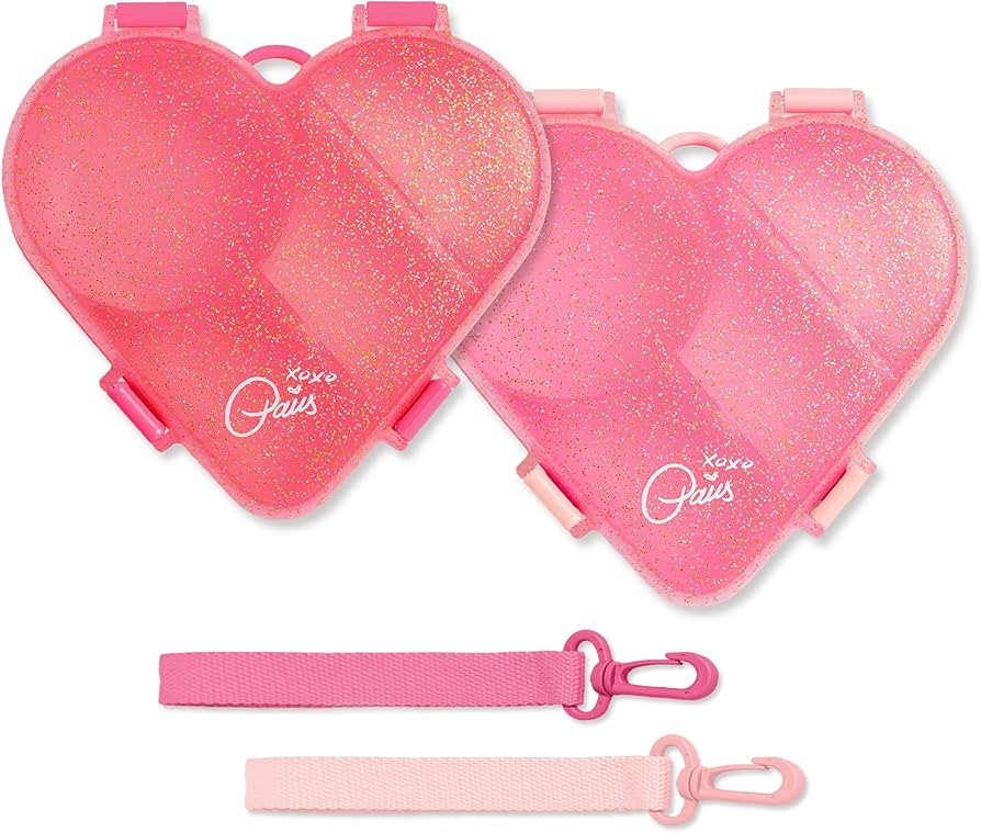 Paris Hilton Bento-Style Heart-Shaped Snack Box Set, Customizable 4-Compartment Containers with R... | Amazon (US)