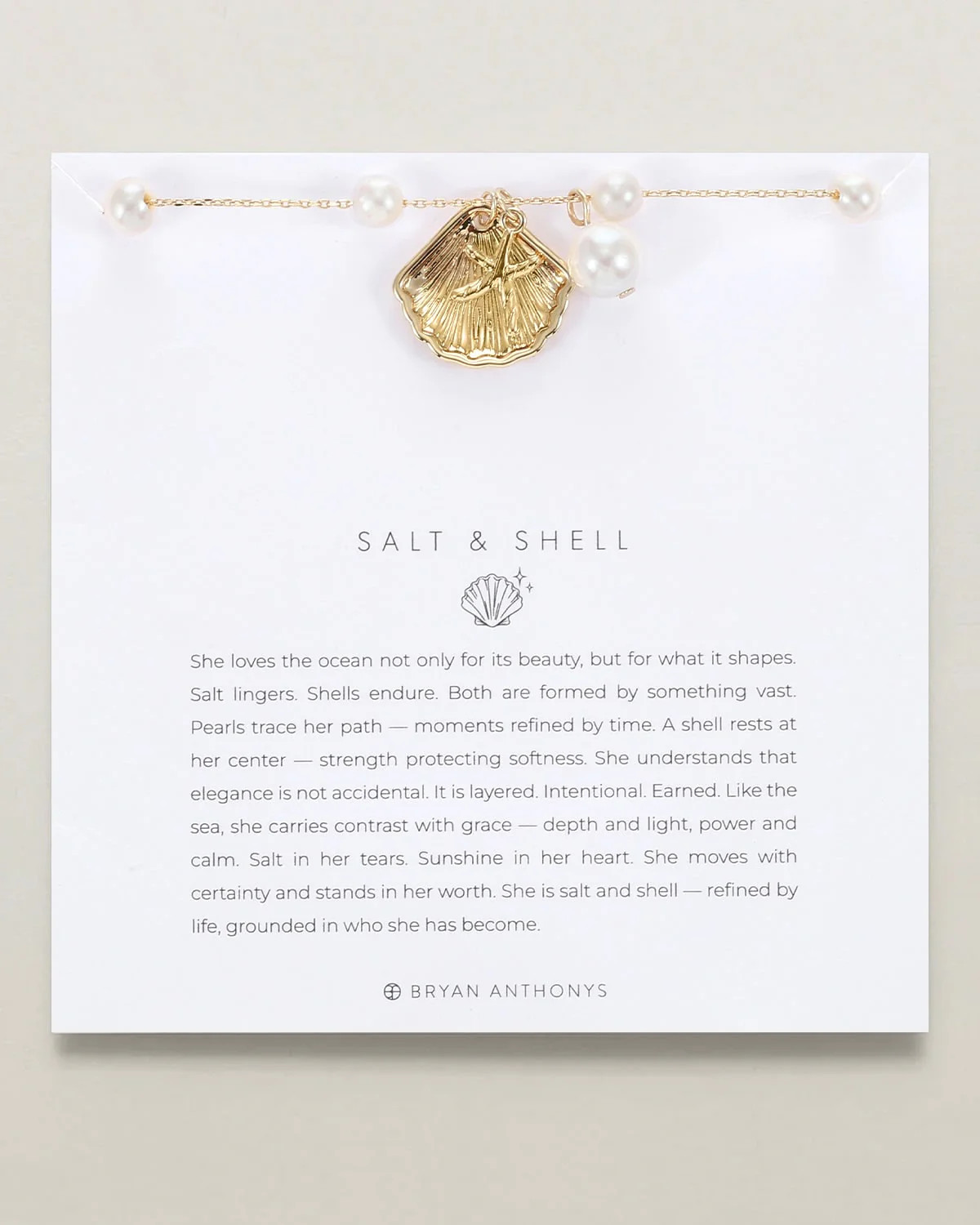 Salt & Shell Necklace | Bryan Anthonys