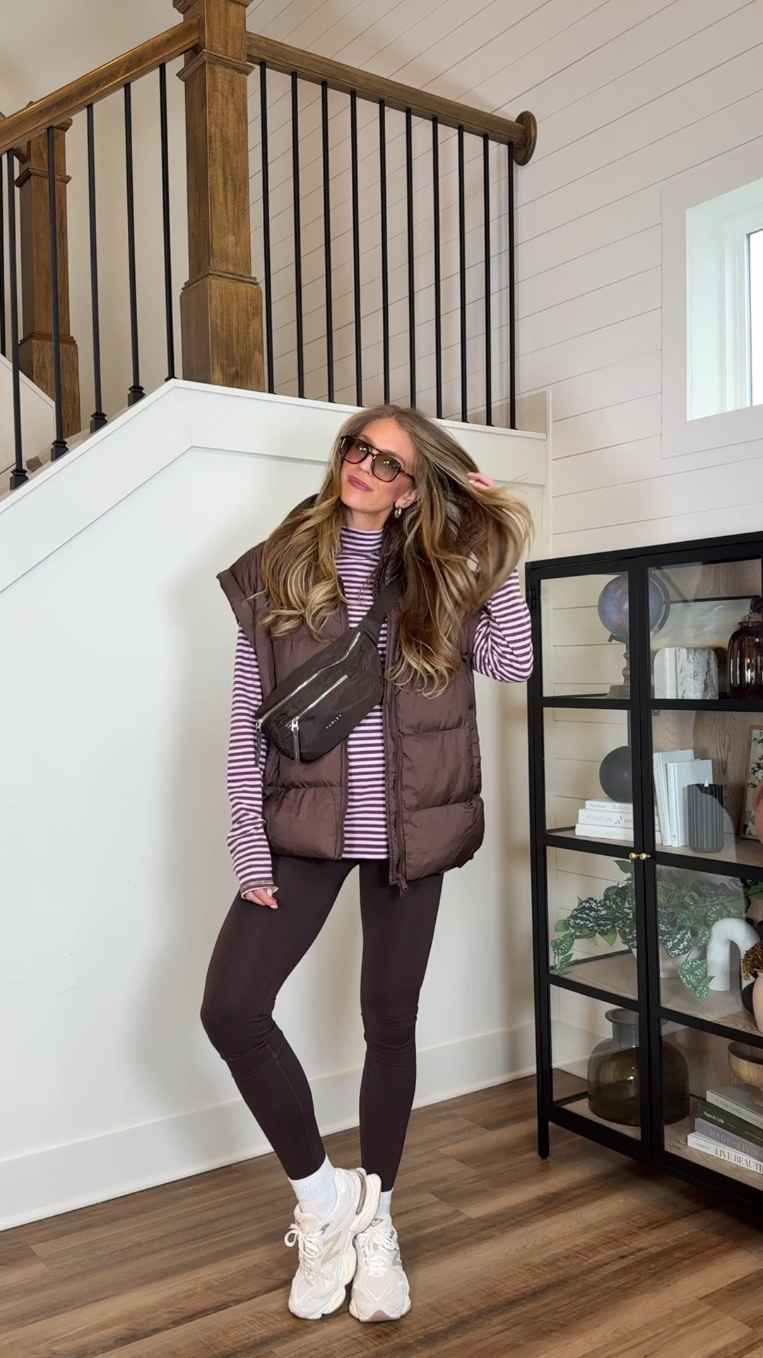 Gym to errands outfit!  I am a medium in everything and small in vest
Medium tall in leggings for pregnancy 



Gym outfit, FP movement 

#LTKActive #LTKfitnessgoals #LTKBump