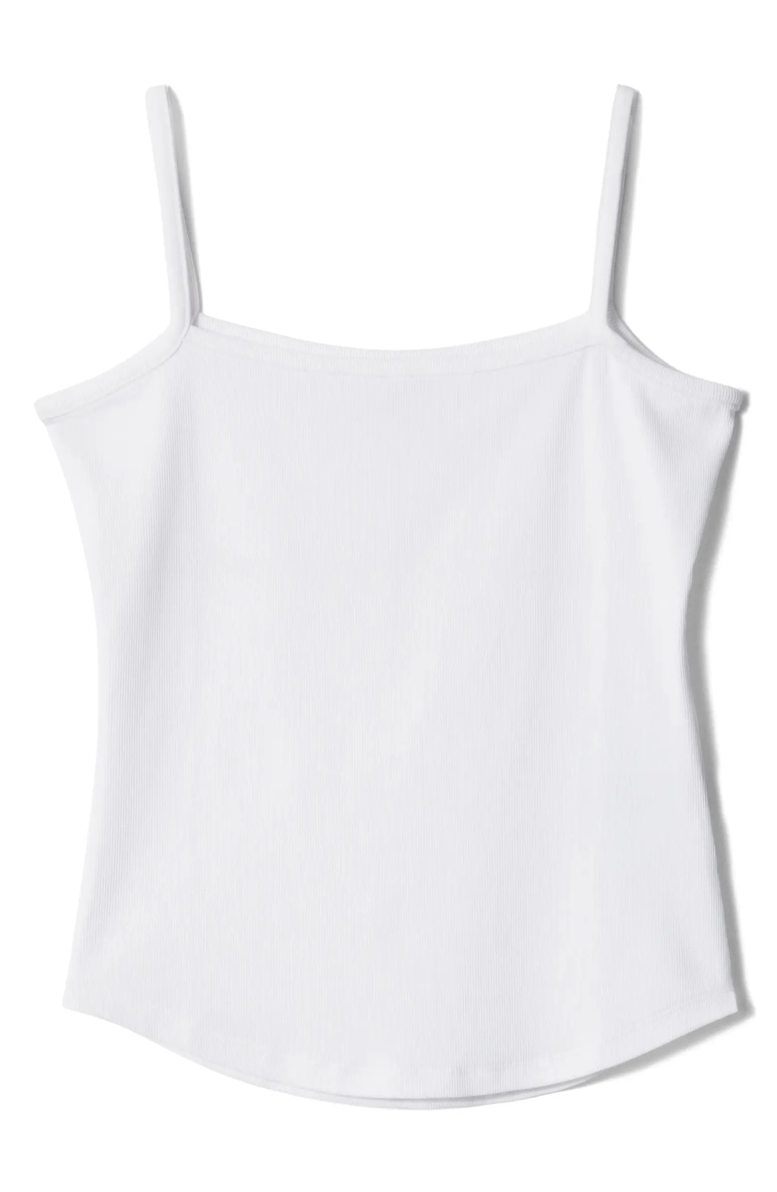 & Other Stories Square Neck Stretch Cotton Camisole | Nordstrom | Nordstrom