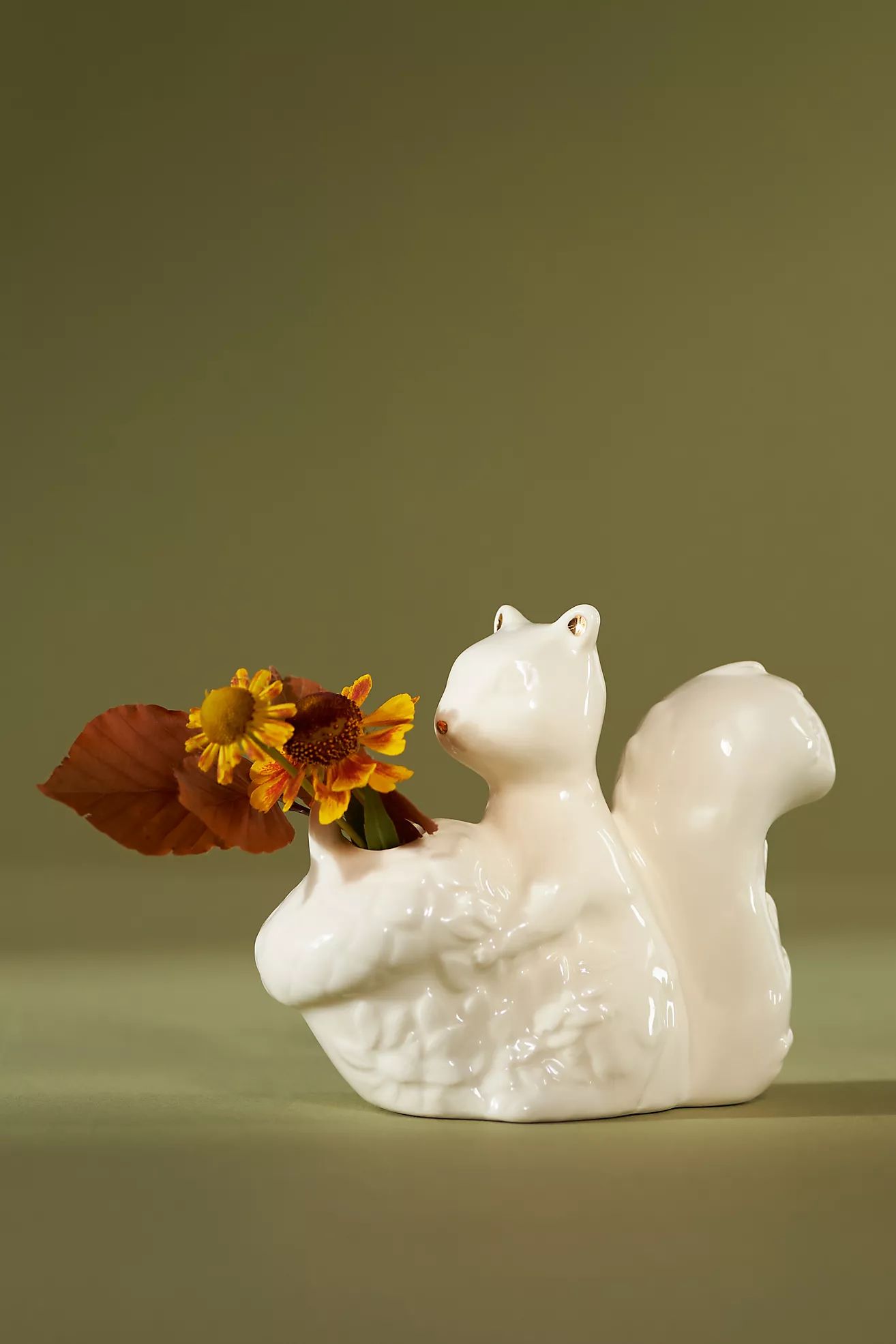 Winter White Creature Bud Vase | Anthropologie (US)