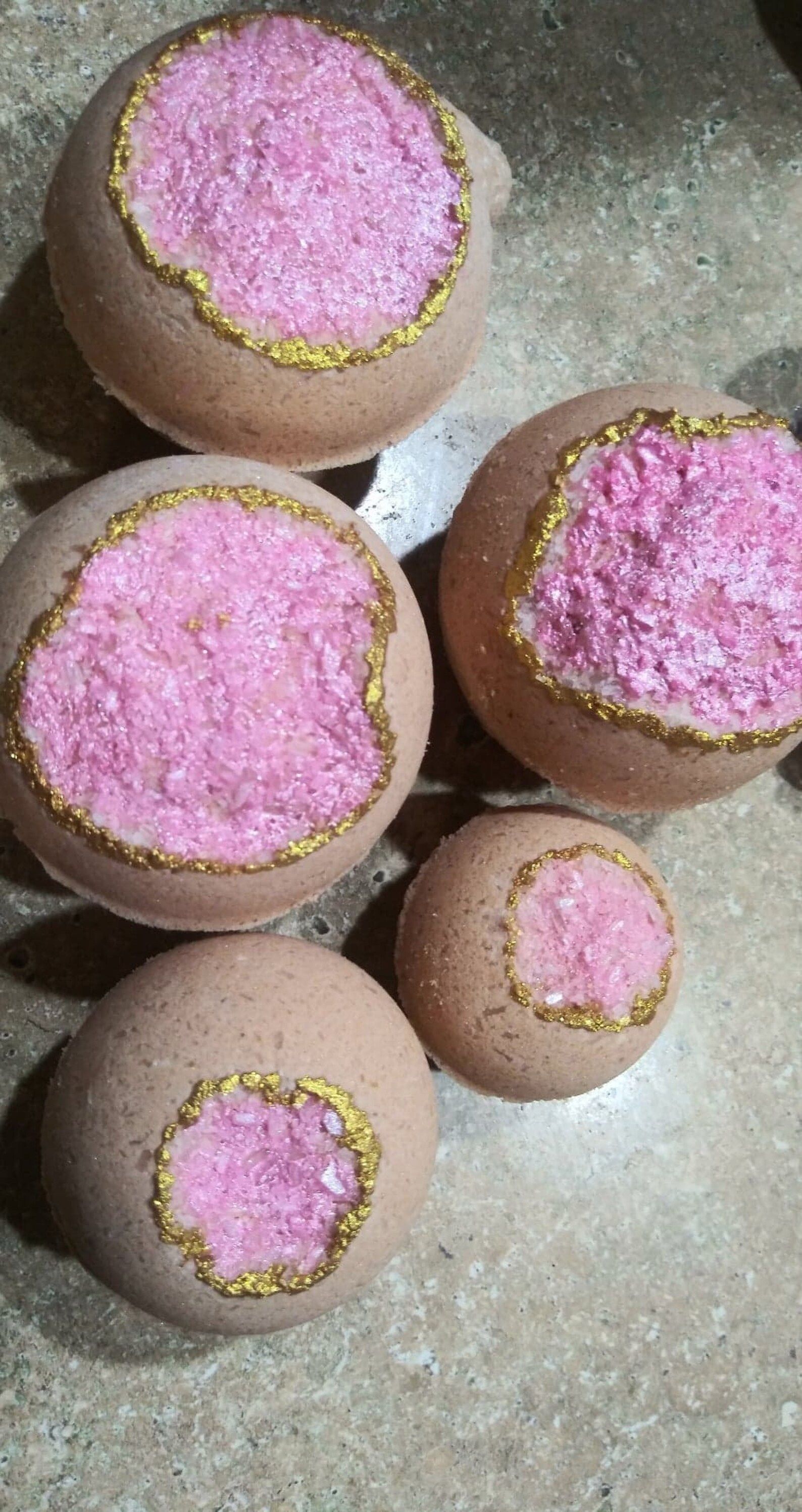 Geode Bath Bombs W/ REAL Crystal Inside | Etsy | Etsy (US)