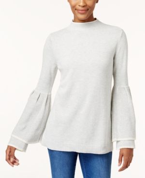 Style & Co Petite Ruffled Bell-Sleeve Sweater, Created for Macy's | Macys (US)