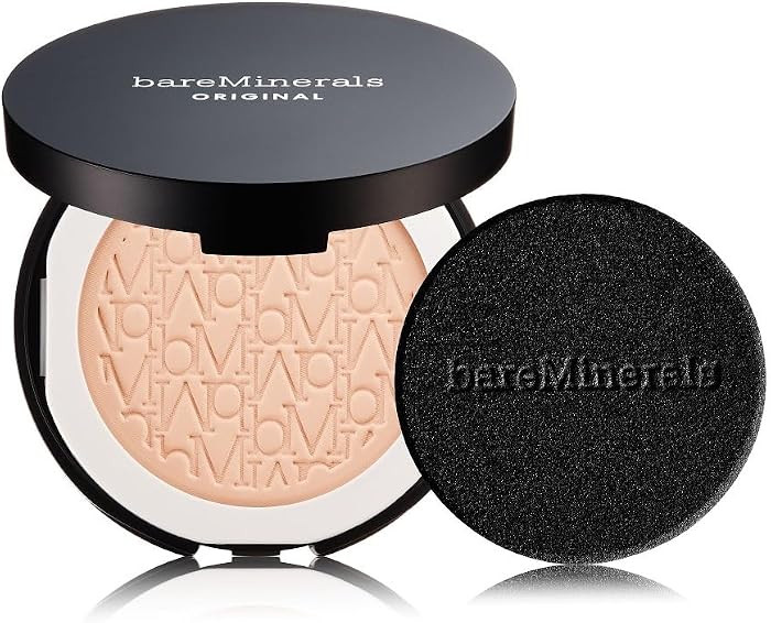 bareMinerals Original Pressed Powder Foundation Mineral SPF 15 \u2013 Talc-Free, Luminous Finish,... | Amazon (US)