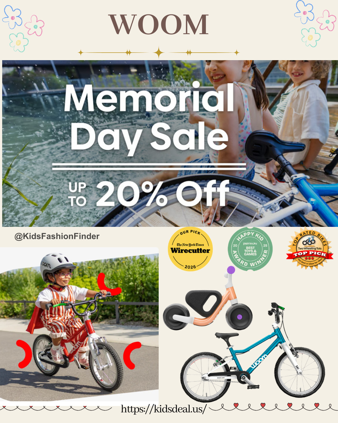 🚲✨ Woom Bikes SALE — up to 20% OFF!

The beloved Austrian kids bike brand parents rave about 💛
Lightweight, easy to ride & perfect for building confidence from balance bikes to pedal bikes 🙌

Designed especially for kids with smooth handling + premium quality 👦👧
Perfect for outdoor adventures this summer ☀️🌳

#WoomBike #BalanceBike #KidsBike #OutdoorKids #ToddlerLife #BikeLife #MomFinds #SummerFun #ActiveKids #KidsAdventure 🚲💛

#LTKTravel #LTKBaby #LTKKids