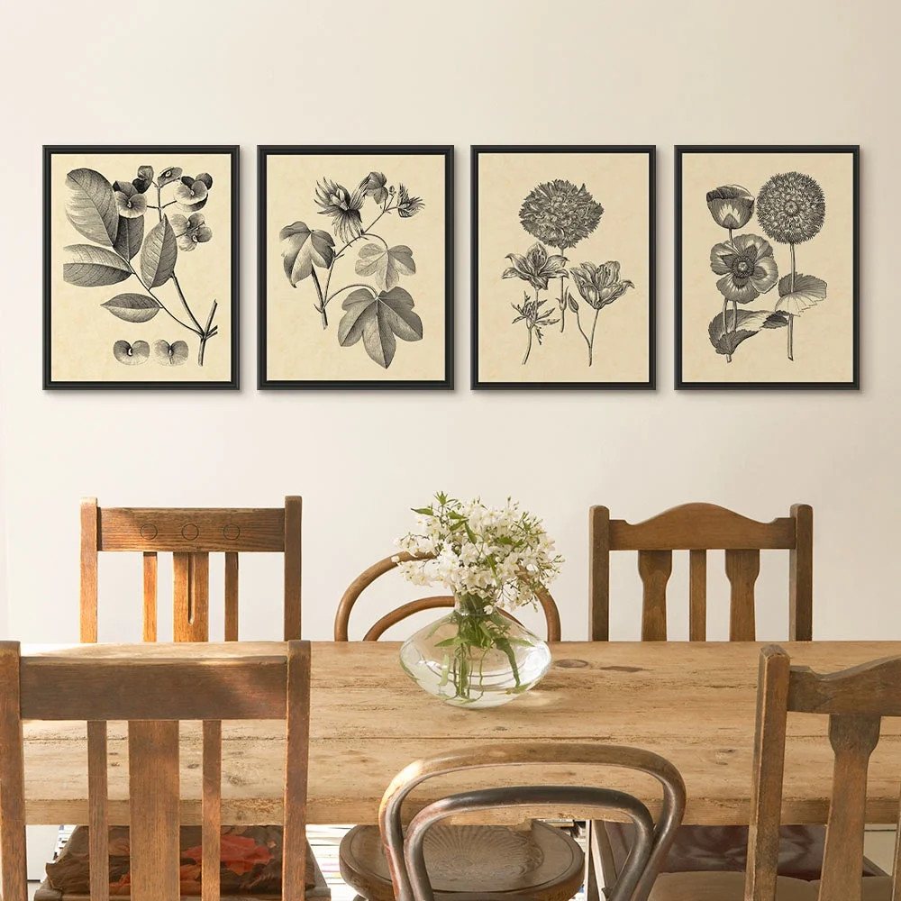 My Texas House - Vintage Besler Framed Canvas Wall Art Set - 12x16 - Walmart.com | Walmart (US)