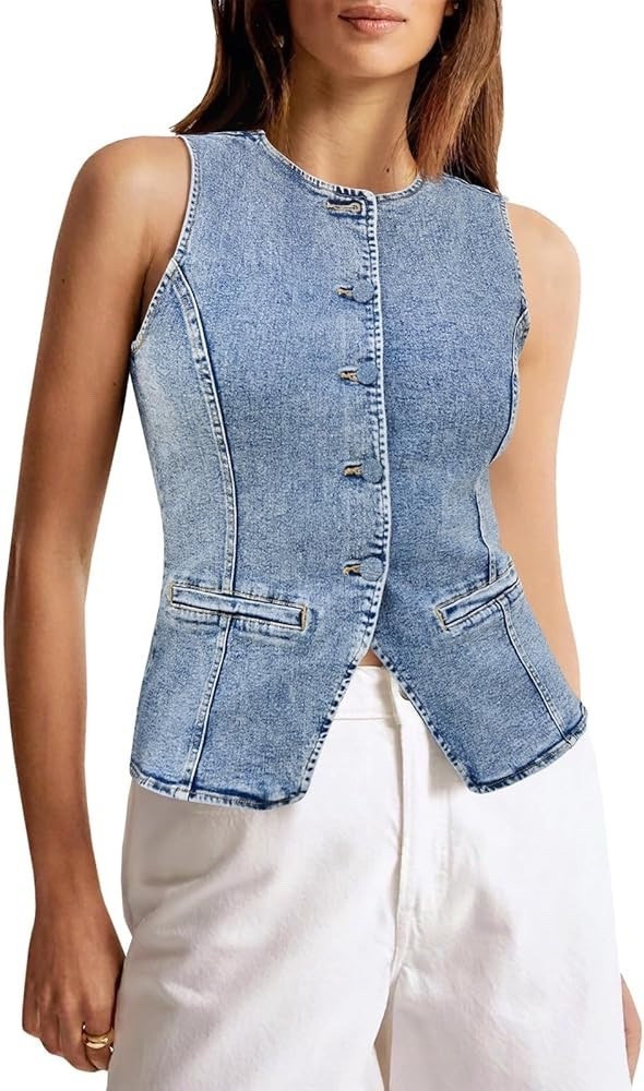 Button down denim top. Comes in multiple color options. 

#LTKFindsUnder50 #LTKOver40 #LTKStyleTip