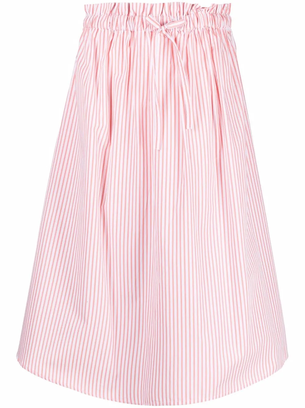 Woolrich Striped Poplin Skirt | Blue | FARFETCH MY | Farfetch Global