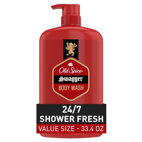 Old Spice Swagger Scent of Confidence, Body Wash for Men, 33.4 fl oz | Amazon (US)