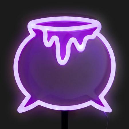 Halloween Neon Light Stake With Timer | Five Below