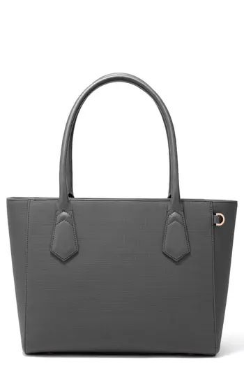 Dagne Dover Signature Classic Coated Canvas Tote - Grey | Nordstrom